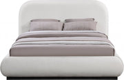 Vaughn Linen Textured Full Bed Cream - B1212Cream-F