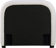 Vaughn Linen Textured Twin Bed Cream - Gate FurnitureTwin Bed