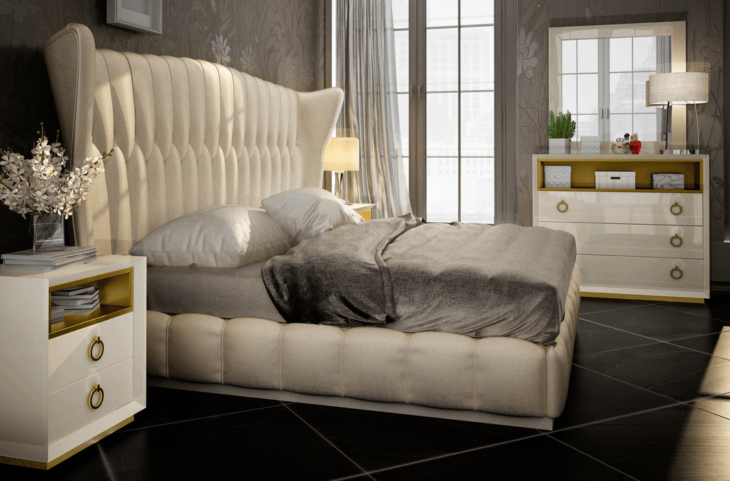 Velvet Bed Queen - Gate Furniture