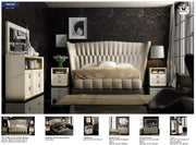 Velvet Bed Queen - Gate FurnitureQueen Bed
