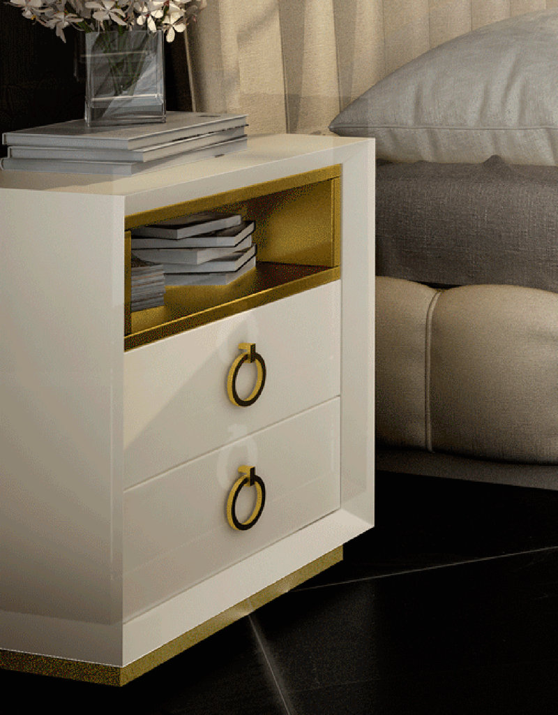 Velvet Nightstand - Gate FurnitureNightstand