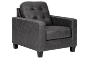 Venaldi Gunmetal Chair - Gate FurnitureAccent Chair