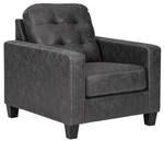 Venaldi Gunmetal Chair - Gate FurnitureAccent Chair