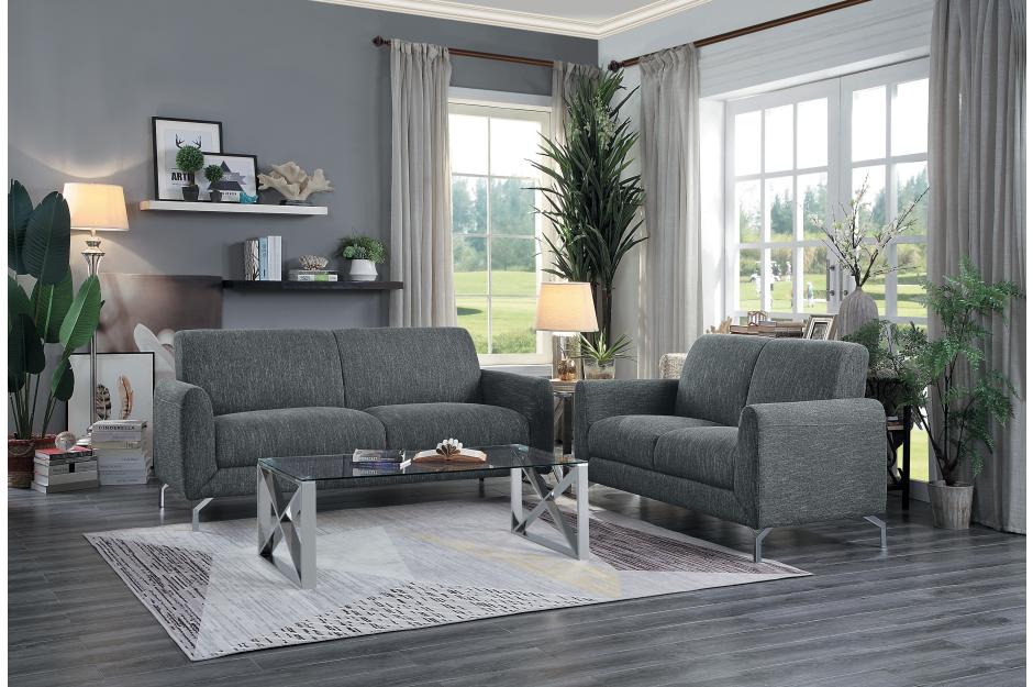 Venture Gray Living Room Set