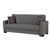 Vermont 82 in. Convertible Sleeper Sofa in Gray with Storage - Gate FurnitureSleeper Sofa