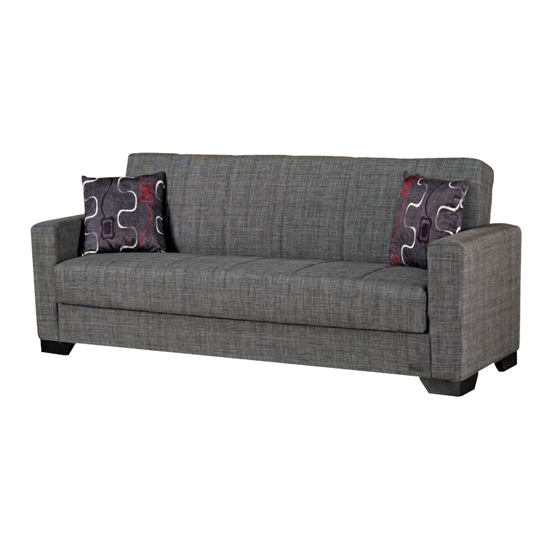 Vermont 82 in. Convertible Sleeper Sofa in Gray with Storage - Gate FurnitureSleeper Sofa