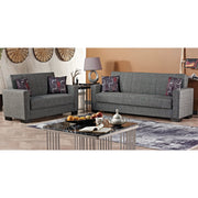 Vermont 82 in. Convertible Sleeper Sofa in Gray with Storage - Gate FurnitureSleeper Sofa