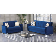 Vermont 82 in. Convertible Sleeper Sofa in Navy Blue with Storage - Gate FurnitureSleeper Sofa
