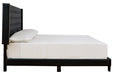Vintasso Black King Upholstered Bed - B089-082 - Gate Furniture