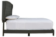 Vintasso Charcoal King Upholstered Bed - B089-882 - Gate Furniture