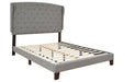 Vintasso Gray Queen Upholstered Bed - B089-781 - Gate Furniture