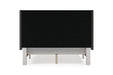Vintasso Metallic Gray Queen Upholstered Bed - B089-281 - Gate Furniture