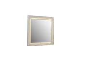 Viola Cream High Gloss Lacquer 4 pc Queen Bedroom Set - VIOLABEDROOM-4PCQ