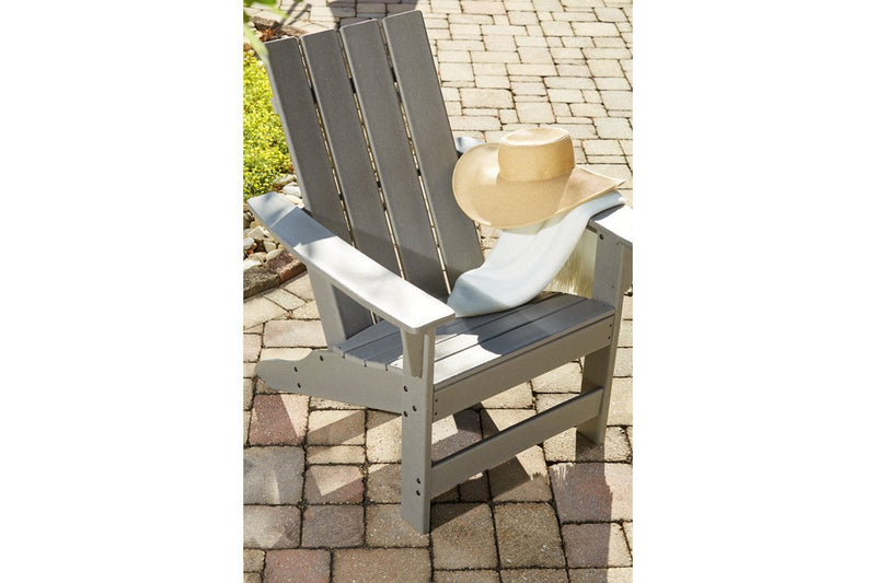 Visola Gray Adirondack Chair - Gate FurnitureAccent Chair