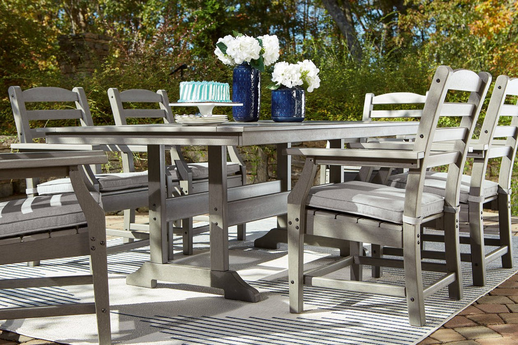 Visola Gray Outdoor Dining Table - P802-625 - Gate Furniture