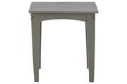 Visola Gray Outdoor End Table - Gate FurnitureEnd Table