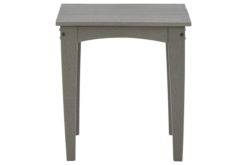 Visola Gray Outdoor End Table - Gate FurnitureEnd Table