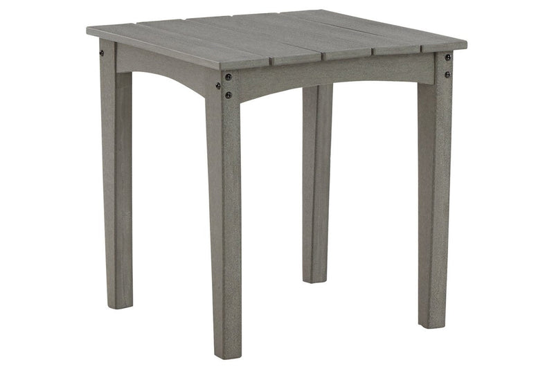 Visola Gray Outdoor End Table - Gate FurnitureEnd Table