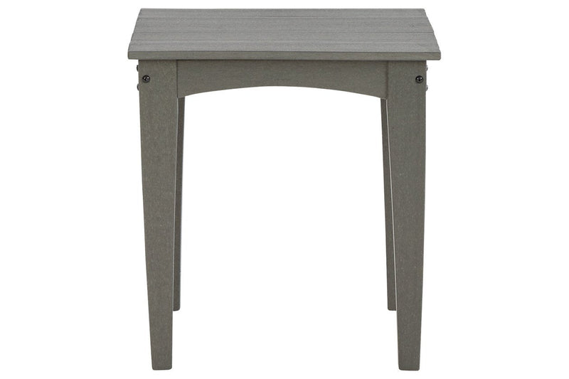 Visola Gray Outdoor End Table - Gate FurnitureEnd Table