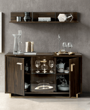 Volare 4 Door Buffet W/Mirror Set - Gate Furniture