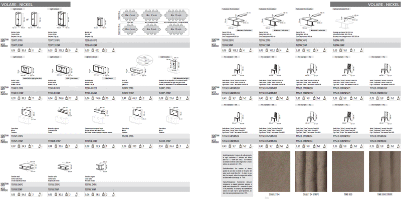 Volare Dining Room Grey Set - Gate Furniture