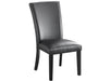 Vollardi Almost Black Dining Room Set (Table & 6pc Chair) - Gate Furniture