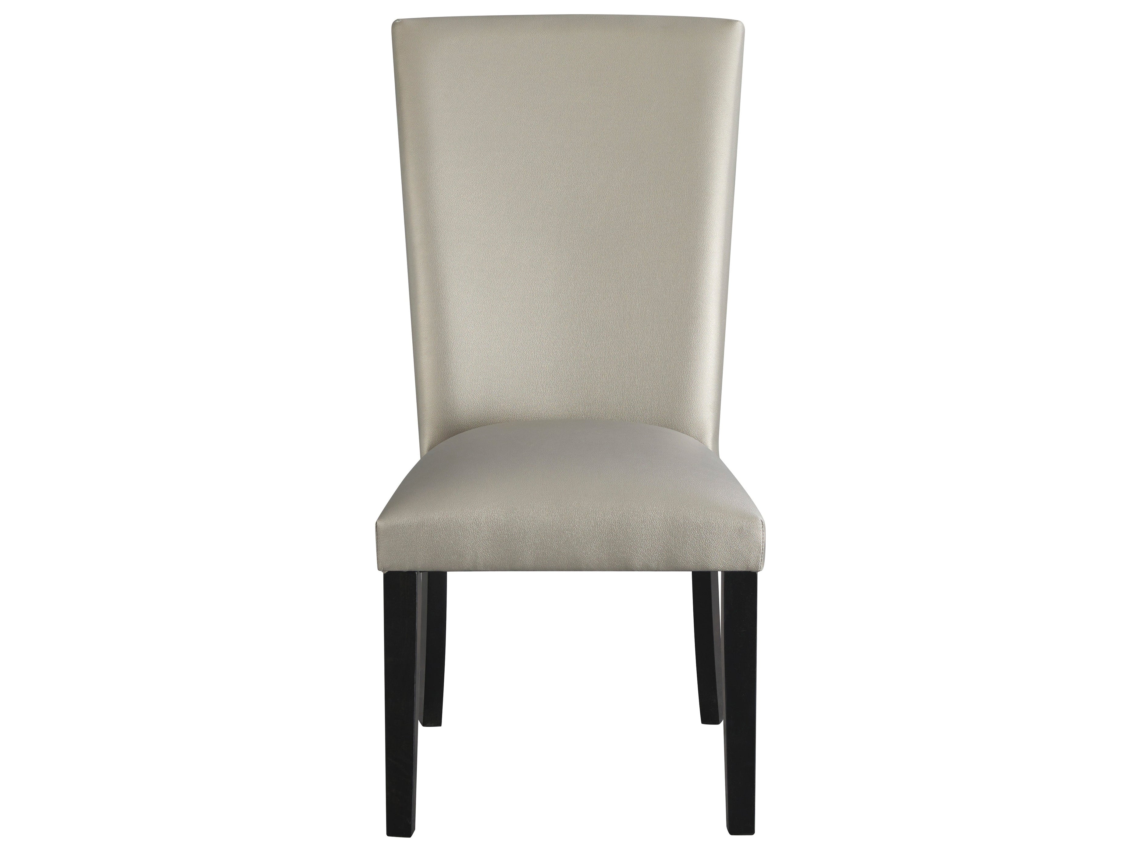 Vollardi Almost Silver Dining Room Set (Table & 6pc Chair) — Gate Furniture