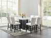 Vollardi Counter Height White Dining Room Set (Table & 8pc Bar Stool) - Gate Furniture
