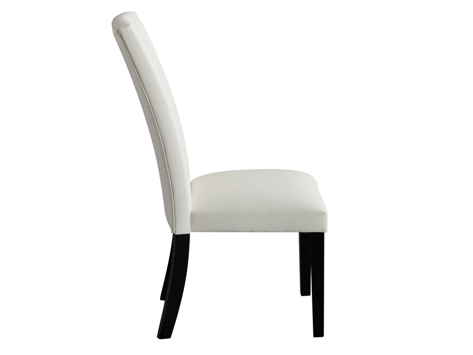Vollardi White Dining Chair - D728-04 - Gate Furniture