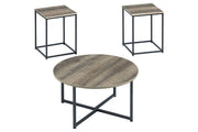 Wadeworth Two - tone Table (Set of 3) - Gate FurnitureOccasional Table Set