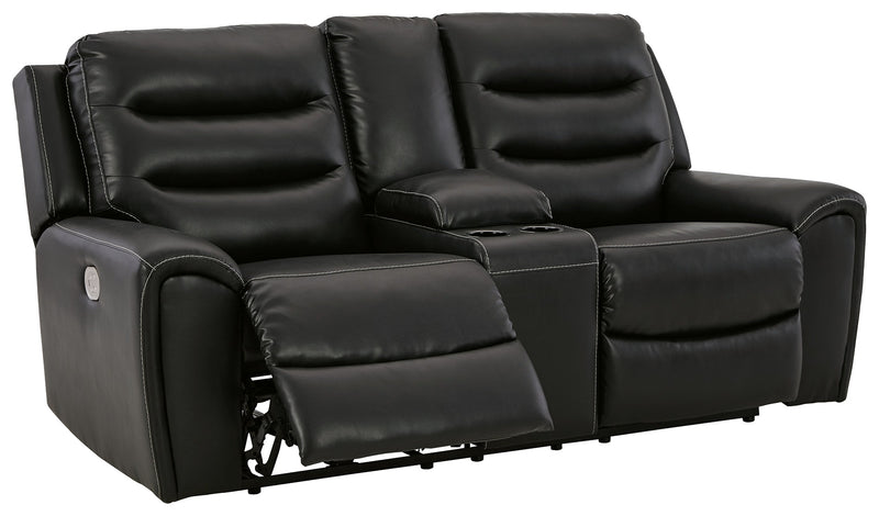 Warlin Power Reclining Loveseat with Console - Gate FurniturePower Reclining Loveseat