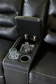 Warlin Power Reclining Loveseat with Console - Gate FurniturePower Reclining Loveseat