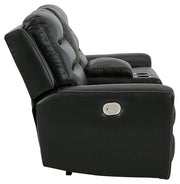 Warlin Power Reclining Loveseat with Console - Gate FurniturePower Reclining Loveseat