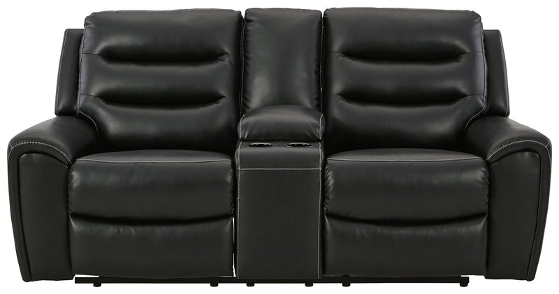 Warlin Power Reclining Loveseat with Console - Gate FurniturePower Reclining Loveseat
