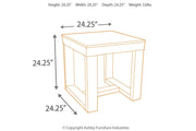 Watson Dark Brown End Table - Gate FurnitureEnd Table
