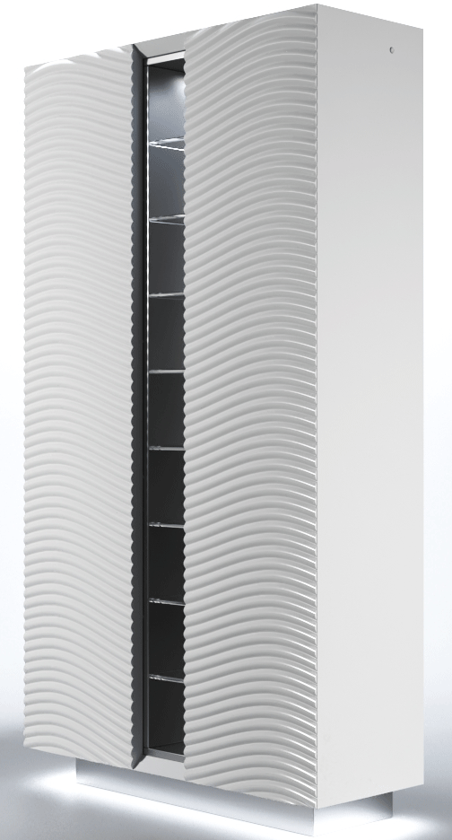 Wave 2 Door China W/ Light - i36265 - Gate Furniture