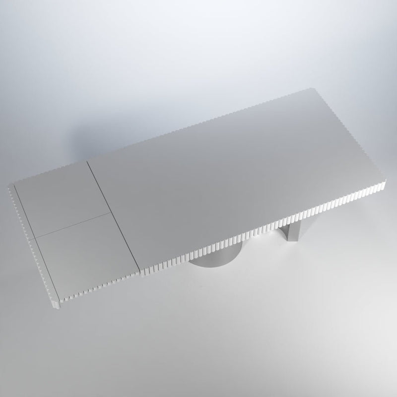 Wave Dining Table W/ 2 Ext. - Gate FurnitureDining Table