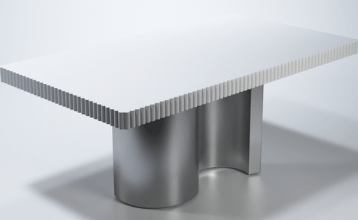 Wave Dining Table W/ 2 Ext. - i36259 - Gate Furniture