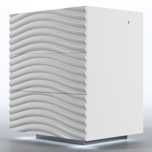 Wave Nightstand White Set - Gate Furniture