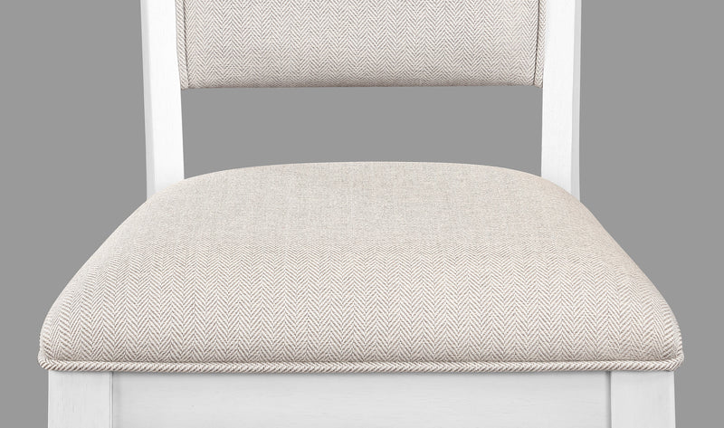 Wendy White Counter Height Dining Set - Gate FurnitureCounter Height Set