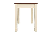 Whitesburg Brown/Cottage White Dining Bench - Gate FurnitureAccent Bench