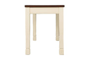 Whitesburg Brown/Cottage White Dining Bench - Gate FurnitureAccent Bench