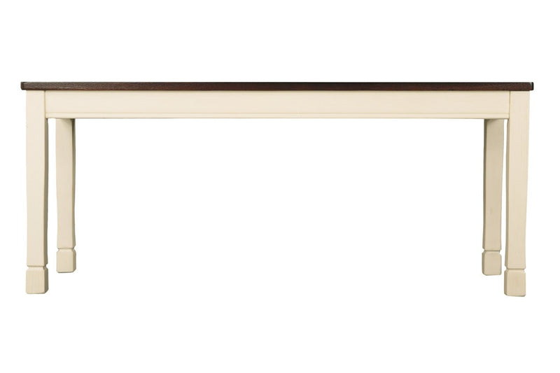 Whitesburg Brown/Cottage White Dining Bench - Gate FurnitureAccent Bench