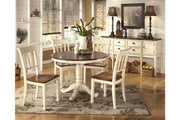 Whitesburg Brown/Cottage White Dining Chair (Set of 2) - Gate FurnitureDining Chair