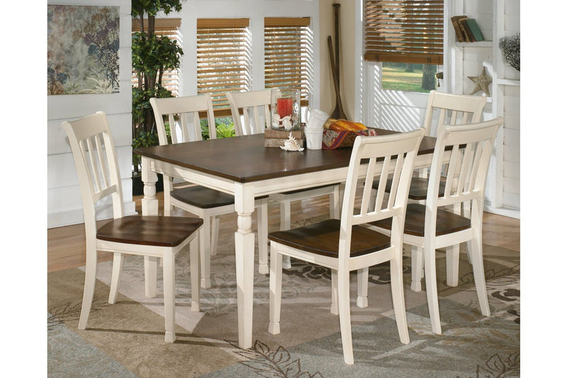 Whitesburg Brown/Cottage White Dining Chair (Set of 2) - Gate FurnitureDining Chair