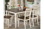 Whitesburg Brown/Cottage White Dining Table - Gate FurnitureDining Table
