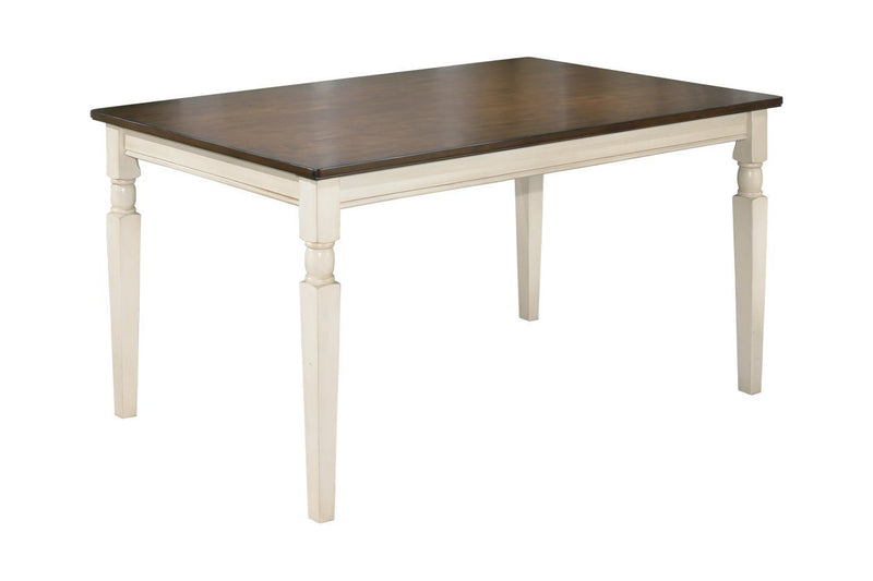 Whitesburg Brown/Cottage White Dining Table - Gate FurnitureDining Table