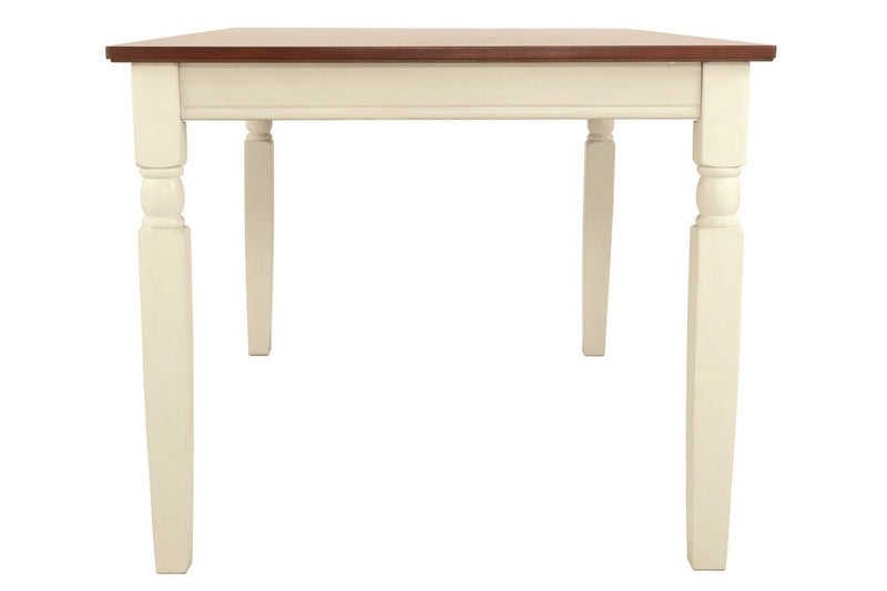 Whitesburg Brown/Cottage White Dining Table - Gate FurnitureDining Table