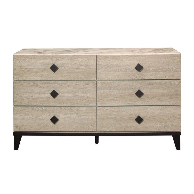 Whiting Natural Upholstered Panel Bedroom Set - Gate FurnitureBedroom Set