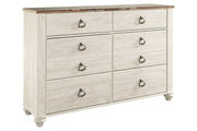 Willowton Two - tone Dresser - Gate FurnitureDresser